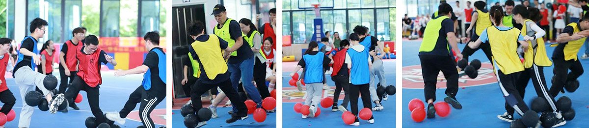 快乐运动，，高效事情——万利国际十五周年庆趣味运动会